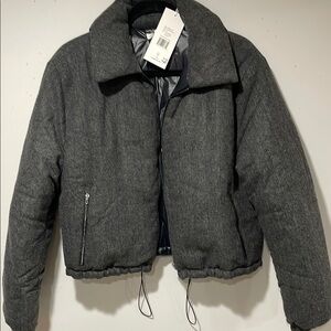 Thakoon reversible Gray Puffer Jacket NWT